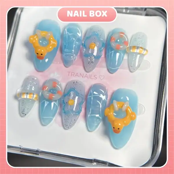 Nail box Biển Xanh Cute