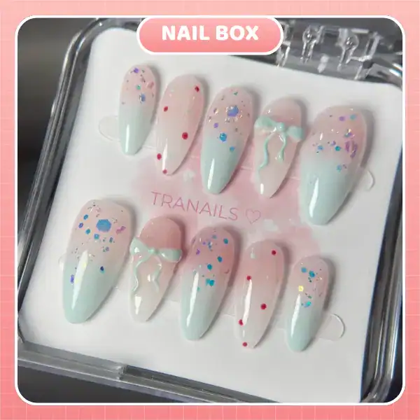 Nail box Pastel Ngọt Mint