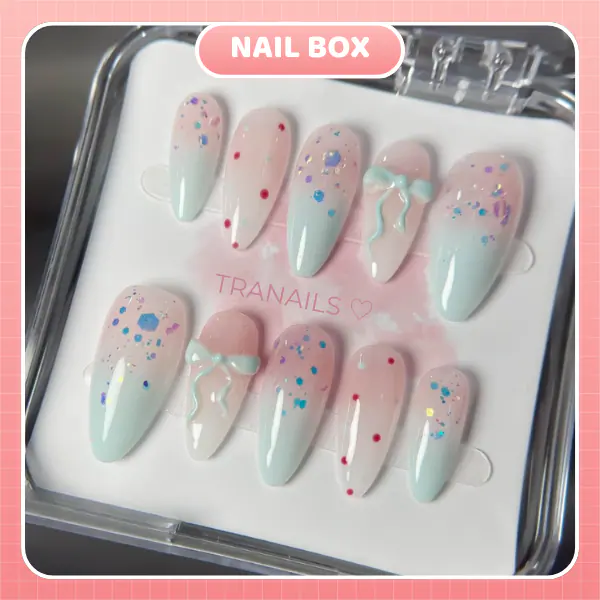 Nail box Pastel Ngọt Mint