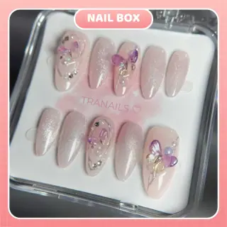 Ảnh 1 Nail Box Pink Butterfly
