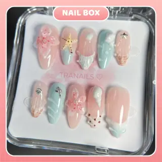 Ảnh 1 Nail box San Hô Pastel