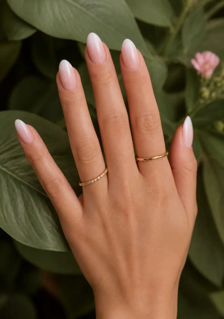 Mẫu nail ombré Trà Nails